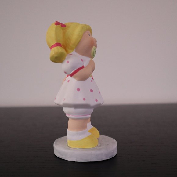Cabbage Patch Kids Pigtail Lollipop Girl Ceramic Figurine 1984 - Picture 4 of 7